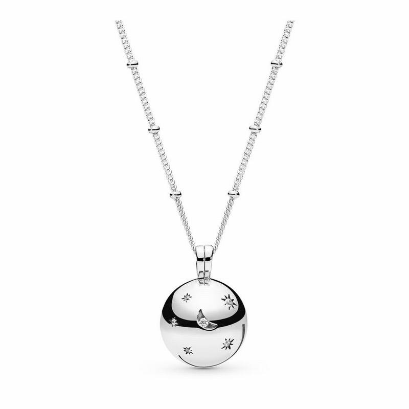 Pandora Moon and Stars Necklace Silver Egypt UM6259341